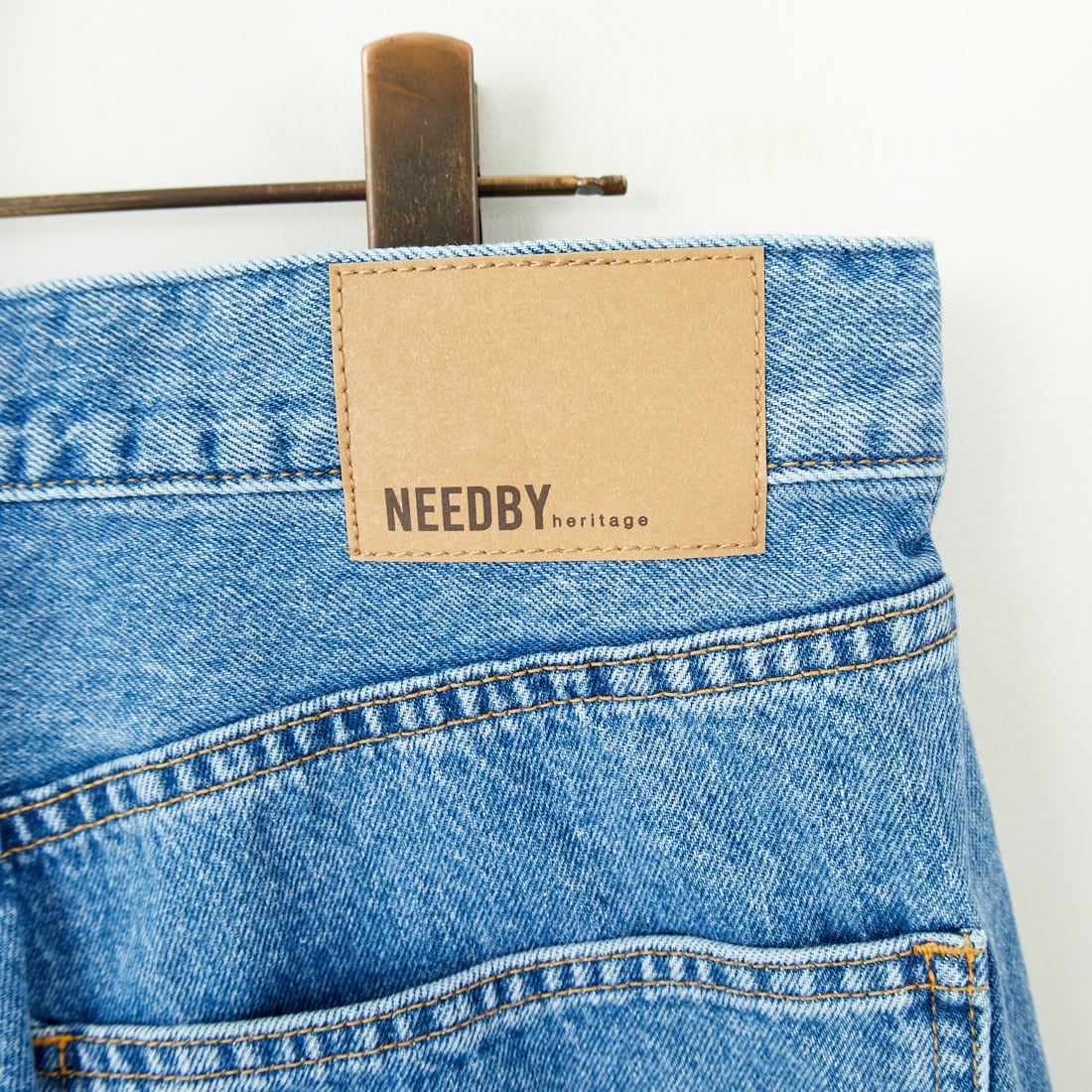 NEEDBY heritage [ニードバイヘリテージ] DANIEL ワイドテーパードデニム [N1C601937IMB] I-MD BLUE