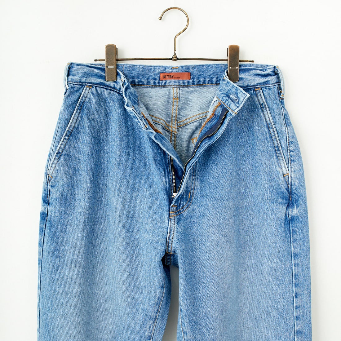 NEEDBY heritage [ニードバイヘリテージ] DANIEL ワイドテーパードデニム [N1C601937IMB] I-MD BLUE