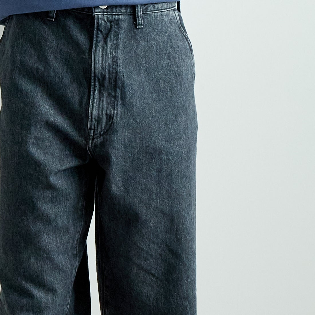 NEEDBY heritage [ニードバイヘリテージ] DANIEL ワイドテーパードデニム [B1C601937SDG] S-DK GRAY