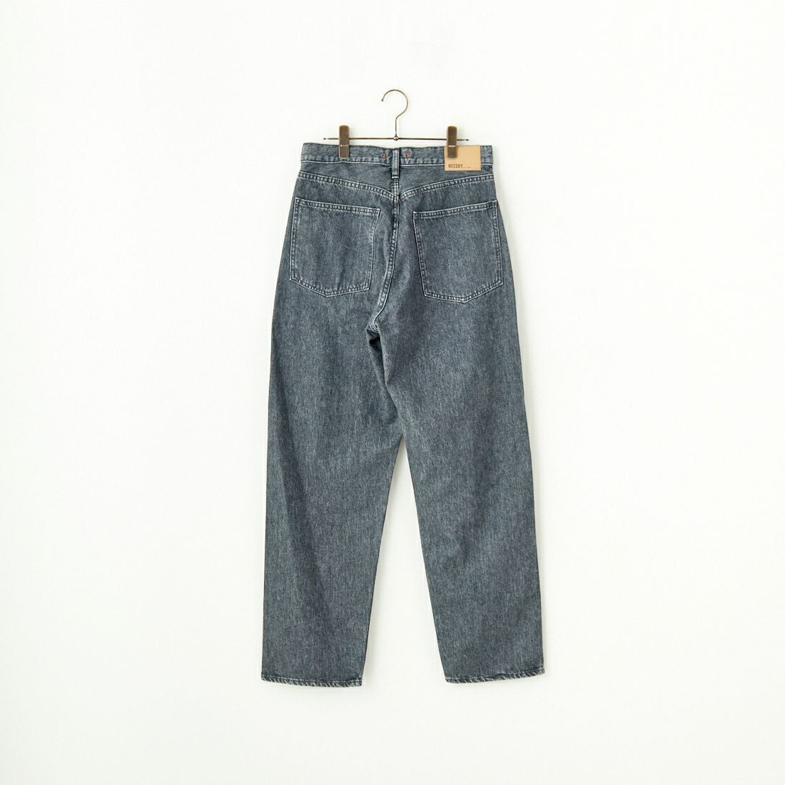 NEEDBY heritage [ニードバイヘリテージ] DANIEL ワイドテーパードデニム [B1C601937SDG] S-DK GRAY