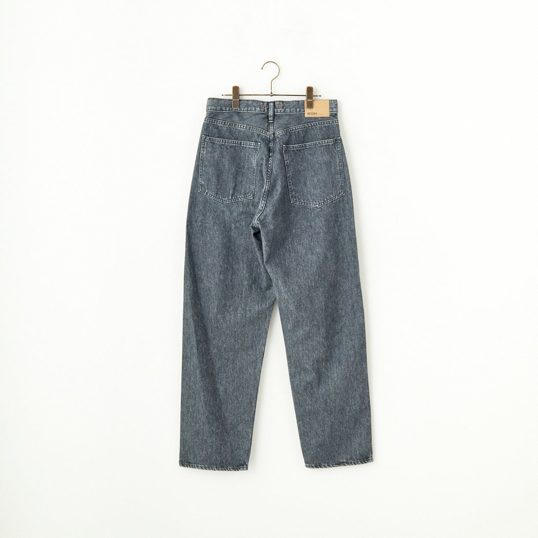 NEEDBY heritage [ニードバイヘリテージ] DANIEL ワイドテーパードデニム [B1C601937SDG] S-DK GRAY