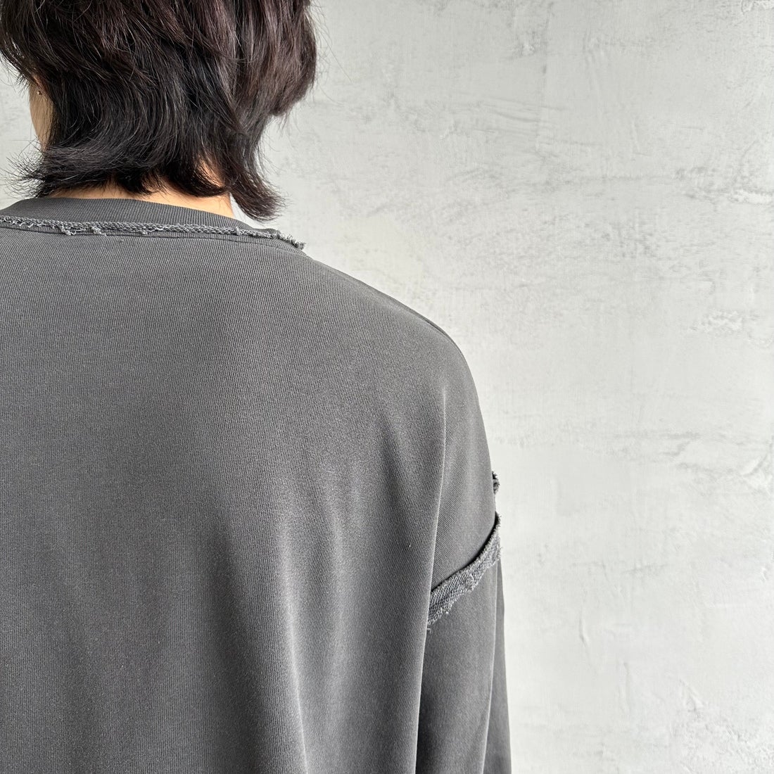 ONEITA [オニータ] 別注 インサイドアウト クルーネックスウェット [2423-442IN-JF] CHARCOAL