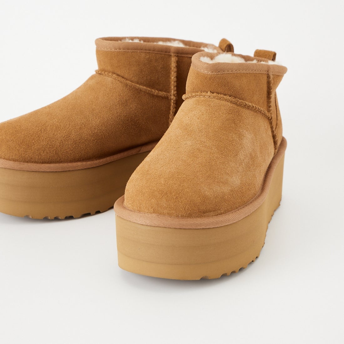 UGG [アグ] クラシック ウルトラ ミニプラットフォーム [1135092] CHESTNUT