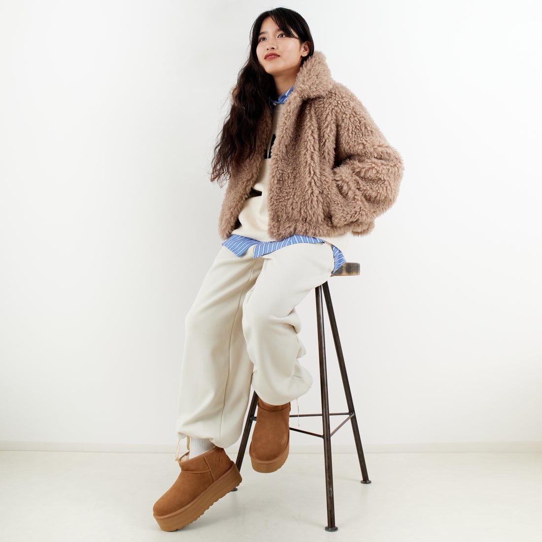 UGG [アグ] クラシック ウルトラ ミニプラットフォーム [1135092] CHESTNUT