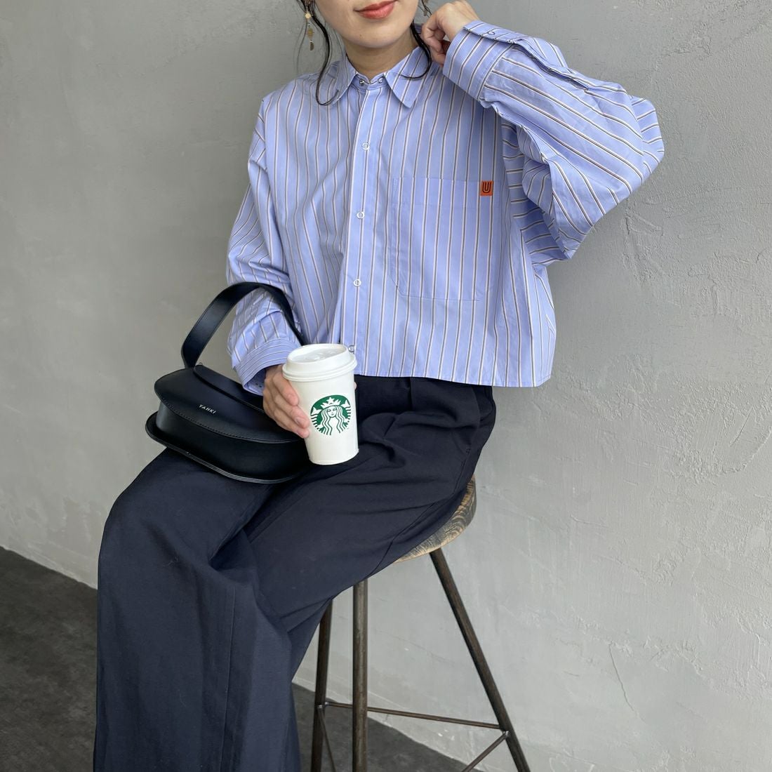 BLUE ST&&モデル身長：160cm 着用サイズ：F&&