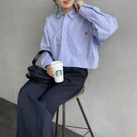 BLUE ST&&モデル身長：160cm 着用サイズ：F&&