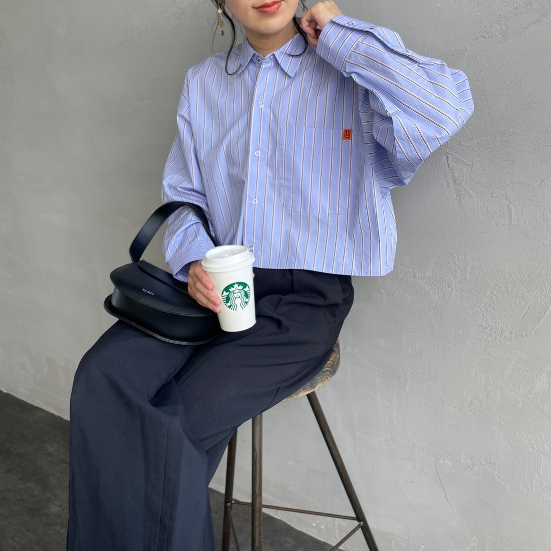 BLUE ST&&モデル身長：160cm 着用サイズ：F&&