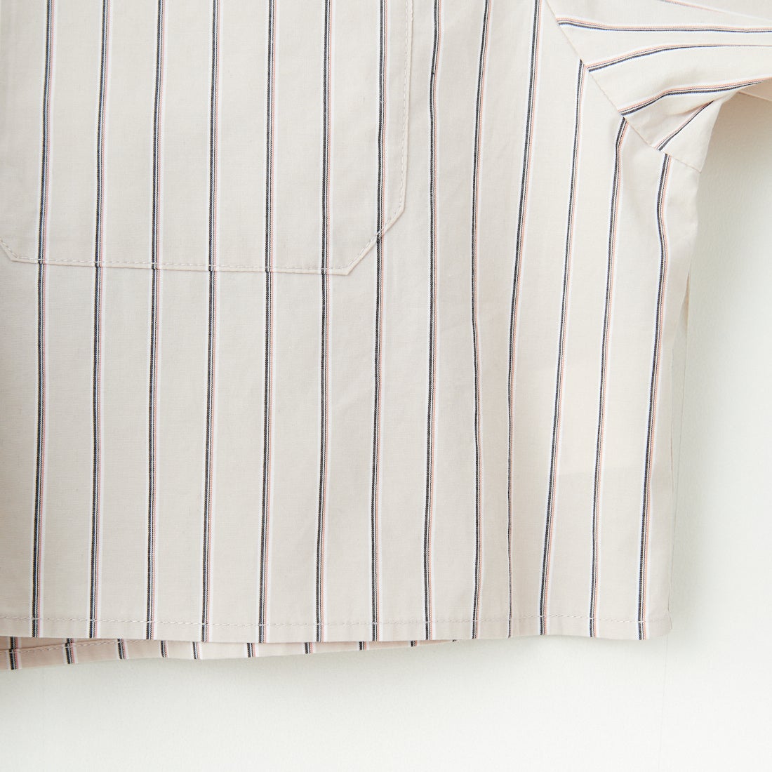 UNIVERSAL OVERALL [ユニバーサルオーバーオール] 別注 ショート丈 ビッグポケットシャツ [U2513158IN-JF] BEIGE ST