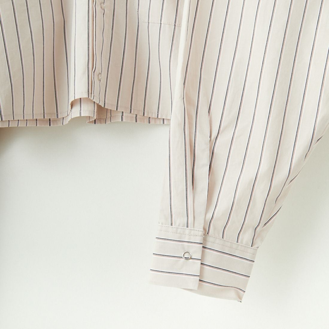 UNIVERSAL OVERALL [ユニバーサルオーバーオール] 別注 ショート丈 ビッグポケットシャツ [U2513158IN-JF] BEIGE ST