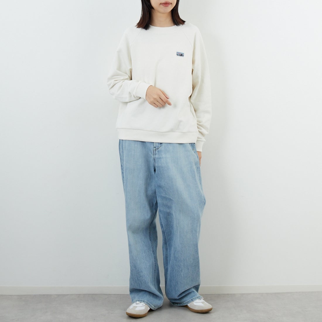 patagonia [パタゴニア] ウィメンズ エッセンシャルトップ [42171] WLWT &&モデル身長：162cm 着用サイズ：S&&