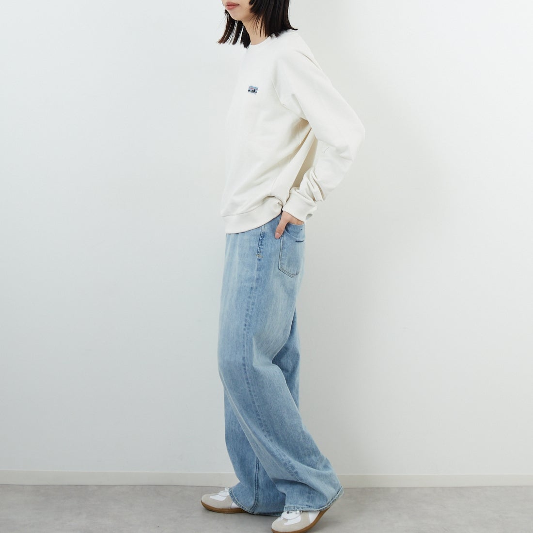 patagonia [パタゴニア] ウィメンズ エッセンシャルトップ [42171] WLWT &&モデル身長：162cm 着用サイズ：S&&