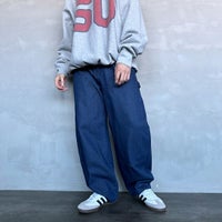 ONE WASH&&モデル身長：168cm 着用サイズ：L&&