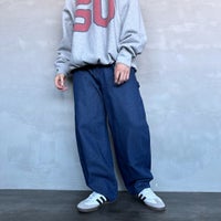 ONE WASH&&モデル身長：168cm 着用サイズ：L&&