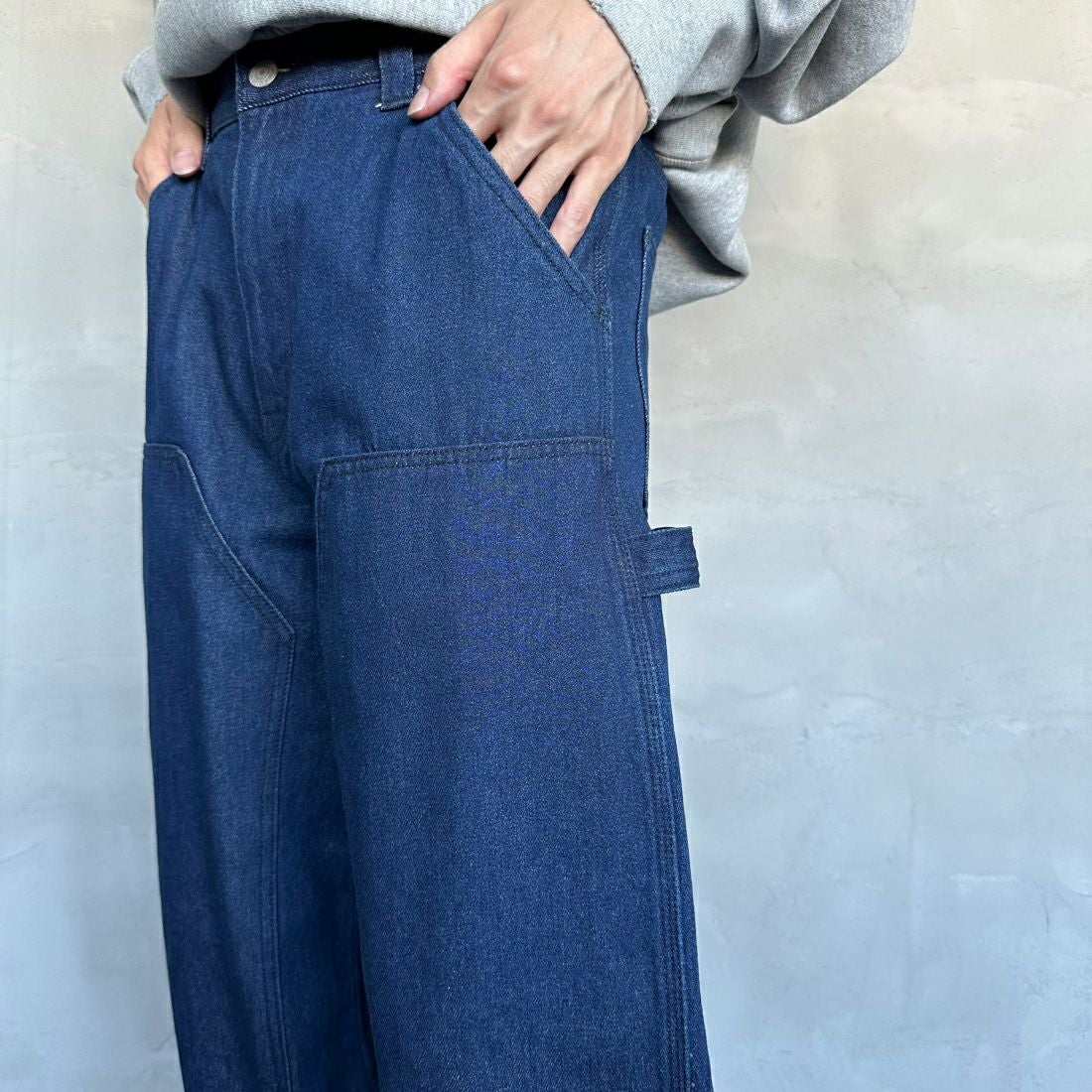 Jeans Factory Clothes [ジーンズファクトリークローズ] STANDARD ダブルニーカーブペインターパンツ [JFC-243-066] ONE WASH