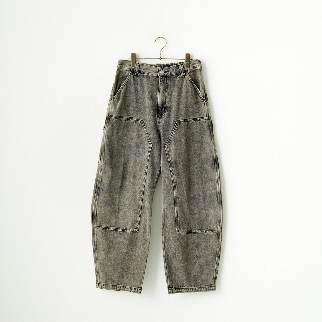 Jeans Factory Clothes [ジーンズファクトリークローズ] STANDARD ダブルニーカーブペインターパンツ [JFC-243-066] T.ACID BLK