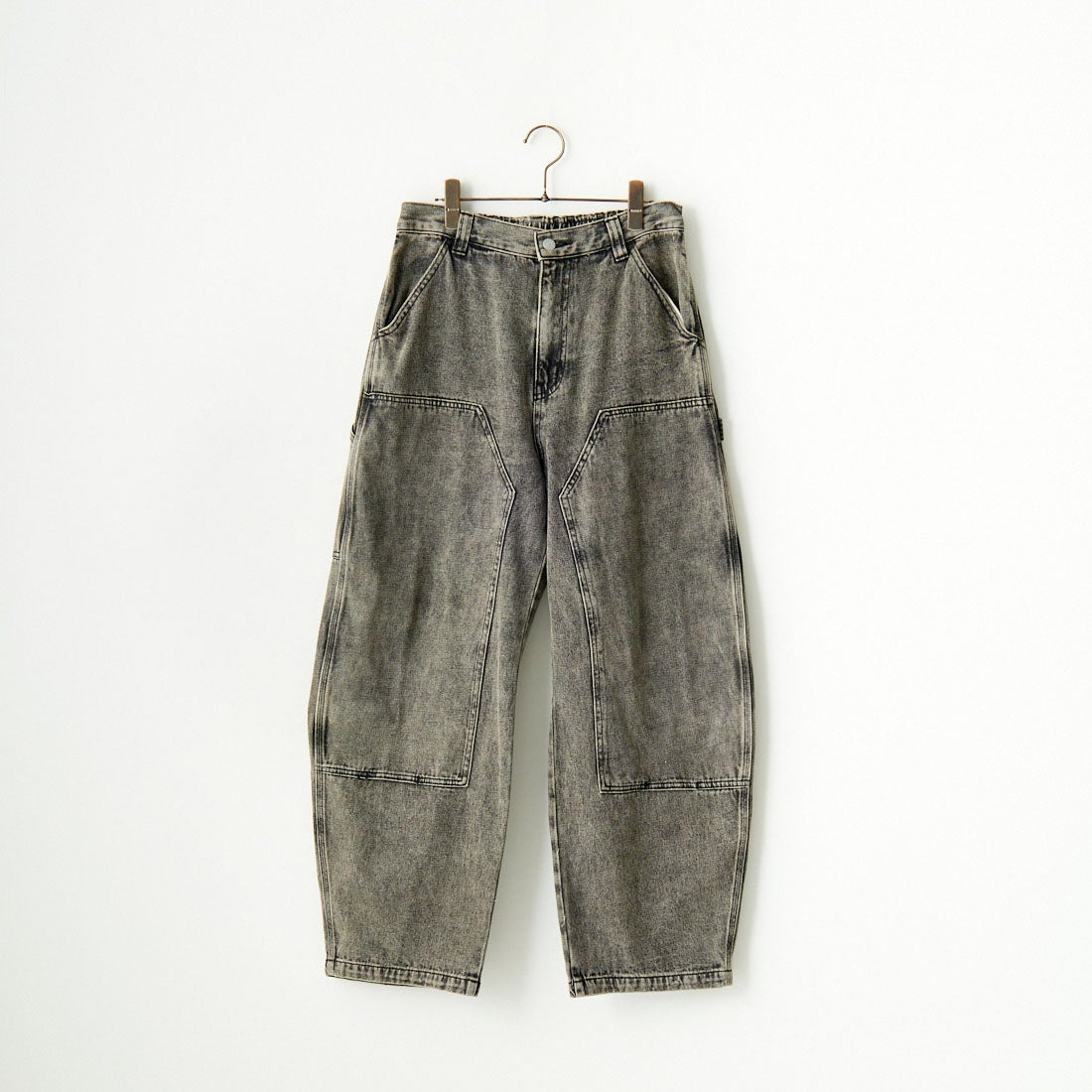 Jeans Factory Clothes [ジーンズファクトリークローズ] STANDARD ダブルニーカーブペインターパンツ [JFC-243-066] T.ACID BLK
