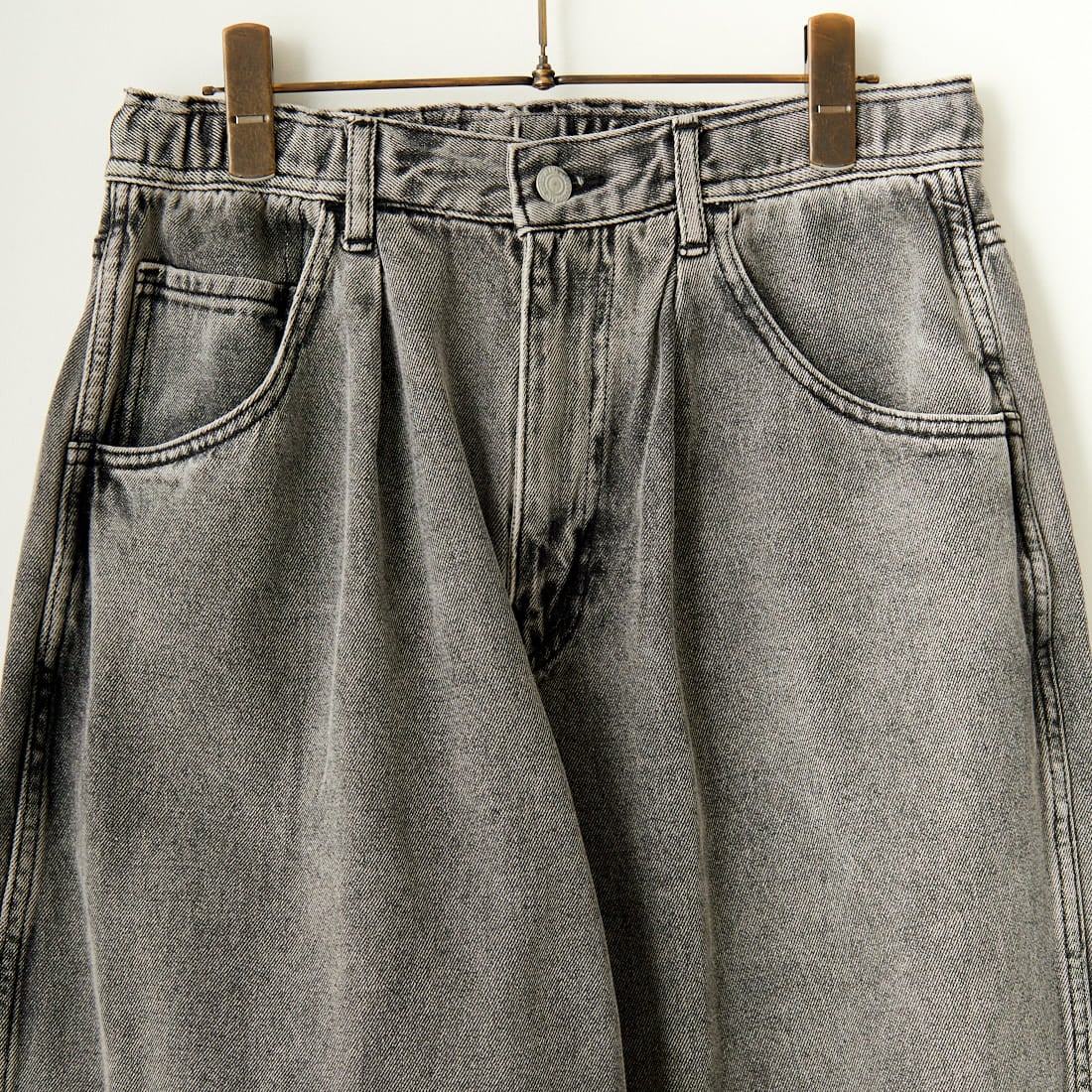 Noir Fabrik [ヌワールファブリック] バギーイージーデニムパンツ [NF-243-063] ACID BLK