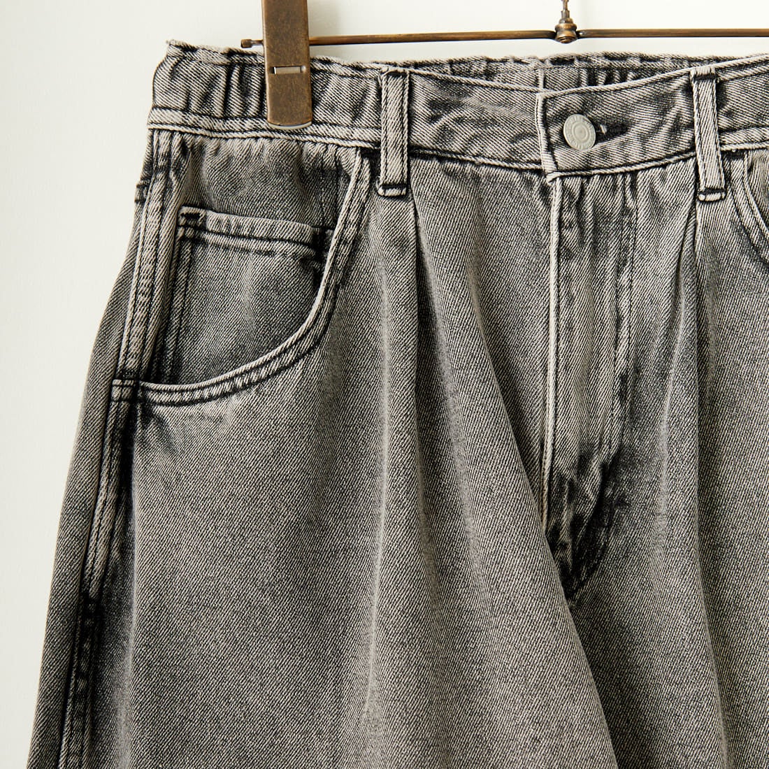 Noir Fabrik [ヌワールファブリック] バギーイージーデニムパンツ [NF-243-063] ACID BLK