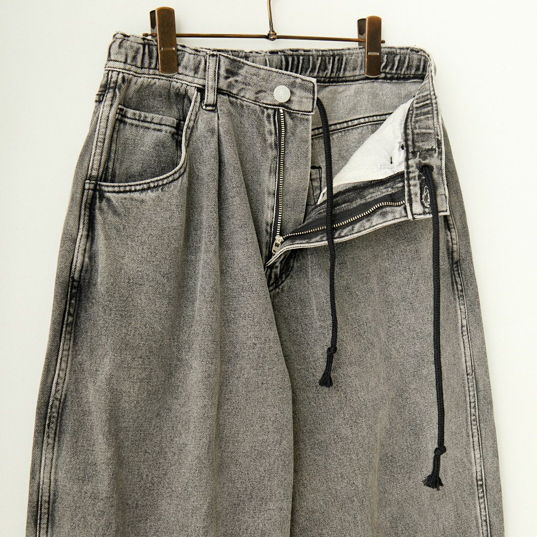 Noir Fabrik [ヌワールファブリック] バギーイージーデニムパンツ [NF-243-063] ACID BLK