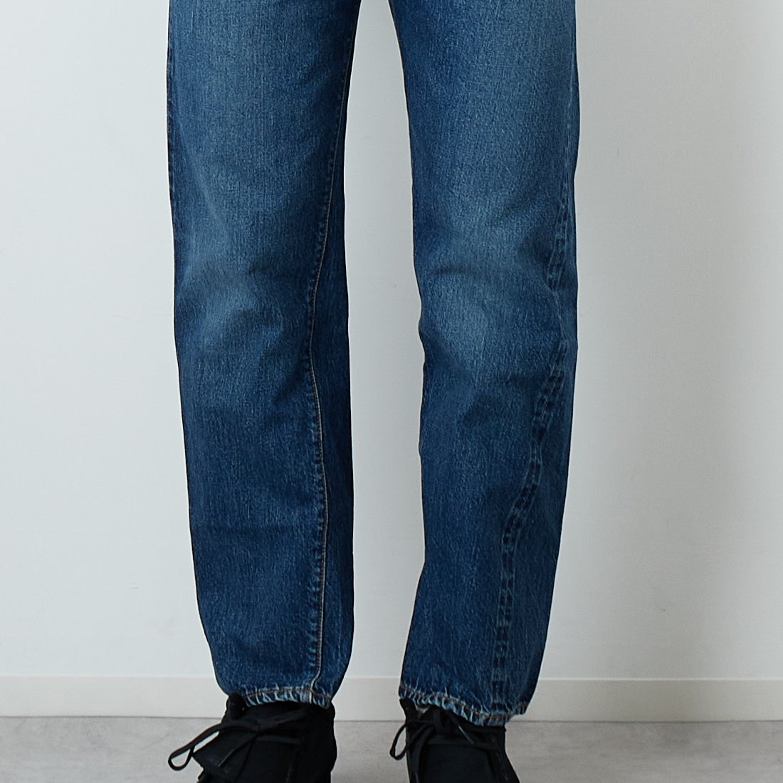 WAREHOUSE [ウエアハウス] 2ND-HAND 1101 [1101] D U/W (USED WASH 濃) &&モデル身長：179cm 着用サイズ：32&&