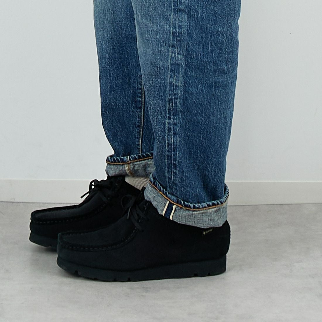 WAREHOUSE [ウエアハウス] 2ND-HAND 1101 [1101] UW (USED WASH 中)&&モデル身長：179cm 着用サイズ：32&&