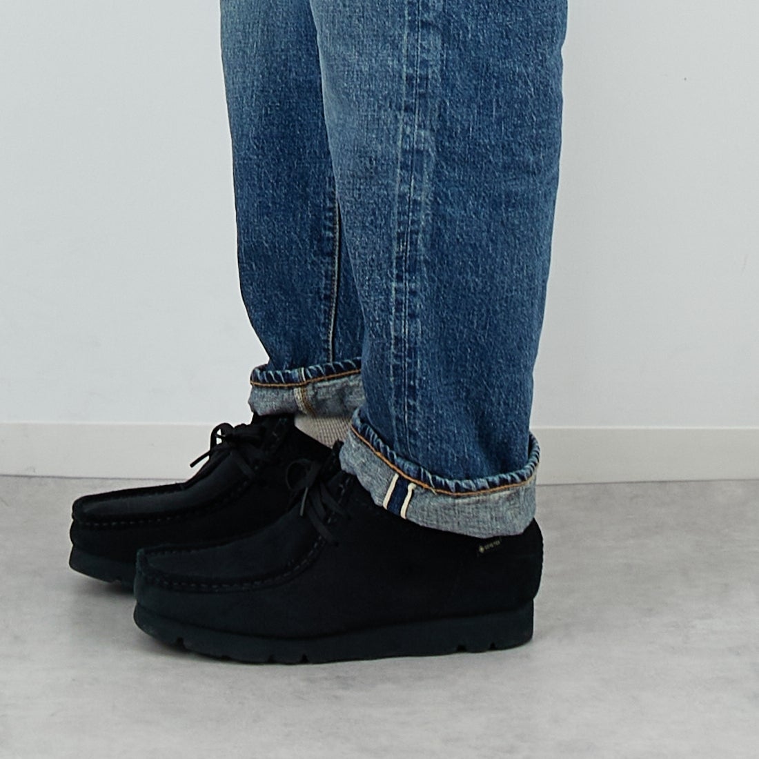 WAREHOUSE [ウエアハウス] 2ND-HAND 1101 [1101] UW (USED WASH 中)&&モデル身長：179cm 着用サイズ：32&&