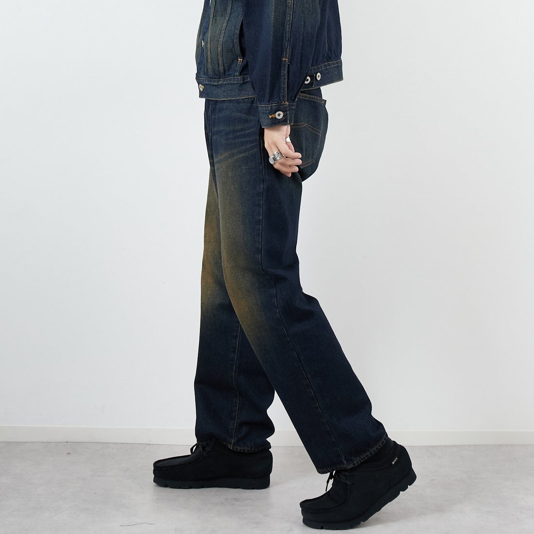 LIBERTO [リベルト] FIFTIES テーパードデニム [FL2505] 05 M.USED &&モデル身長：179cm 着用サイズ：30&&