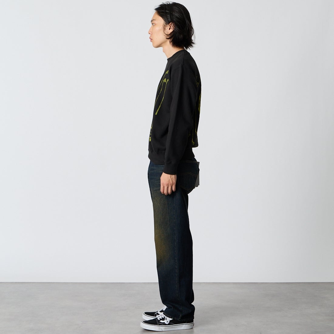 LIBERTO [リベルト] FIFTIES テーパードデニム [FL2505] 05 M.USED &&モデル身長：175cm 着用サイズ：28&&