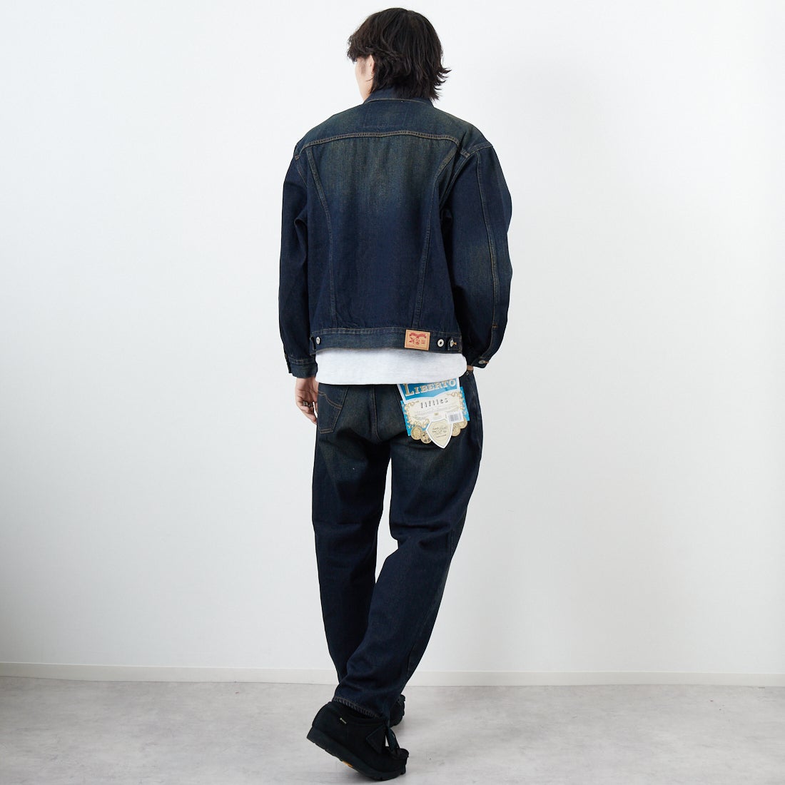 LIBERTO [リベルト] FIFTIES テーパードデニム [FL2505] 05 M.USED &&モデル身長：179cm 着用サイズ：30&&