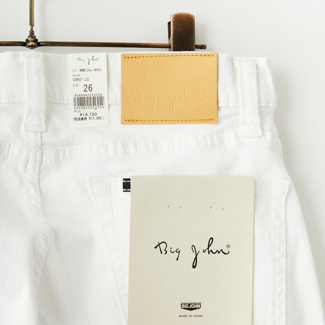 BIG JOHN [ビッグジョン] キャロットレッグ [MMM134J] WH03