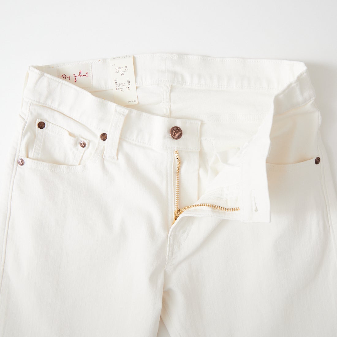 BIG JOHN [ビッグジョン] キャロットレッグ [MMM134J] WH03