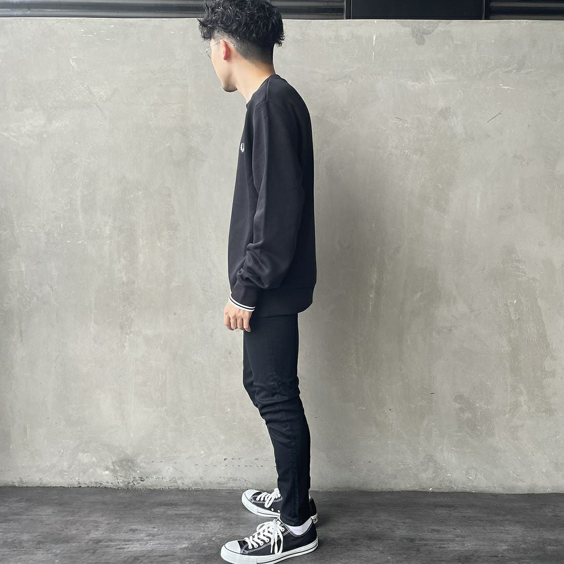 BIG JOHN [ビッグジョン] テーパードジョガー [MMM336H]&&モデル身長：168cm 着用サイズ：26&&