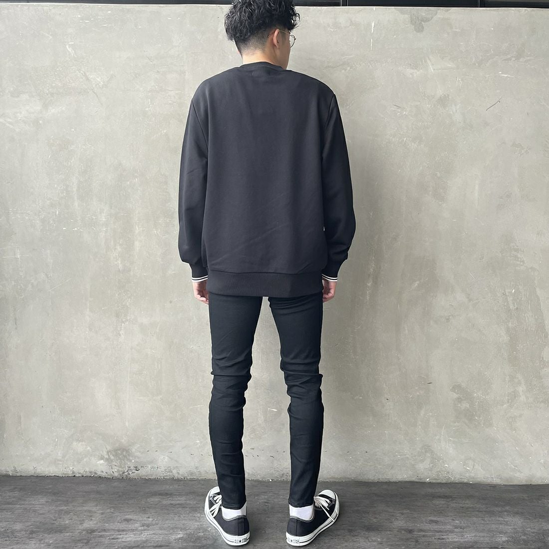 BIG JOHN [ビッグジョン] テーパードジョガー [MMM336H]&&モデル身長：168cm 着用サイズ：26&&