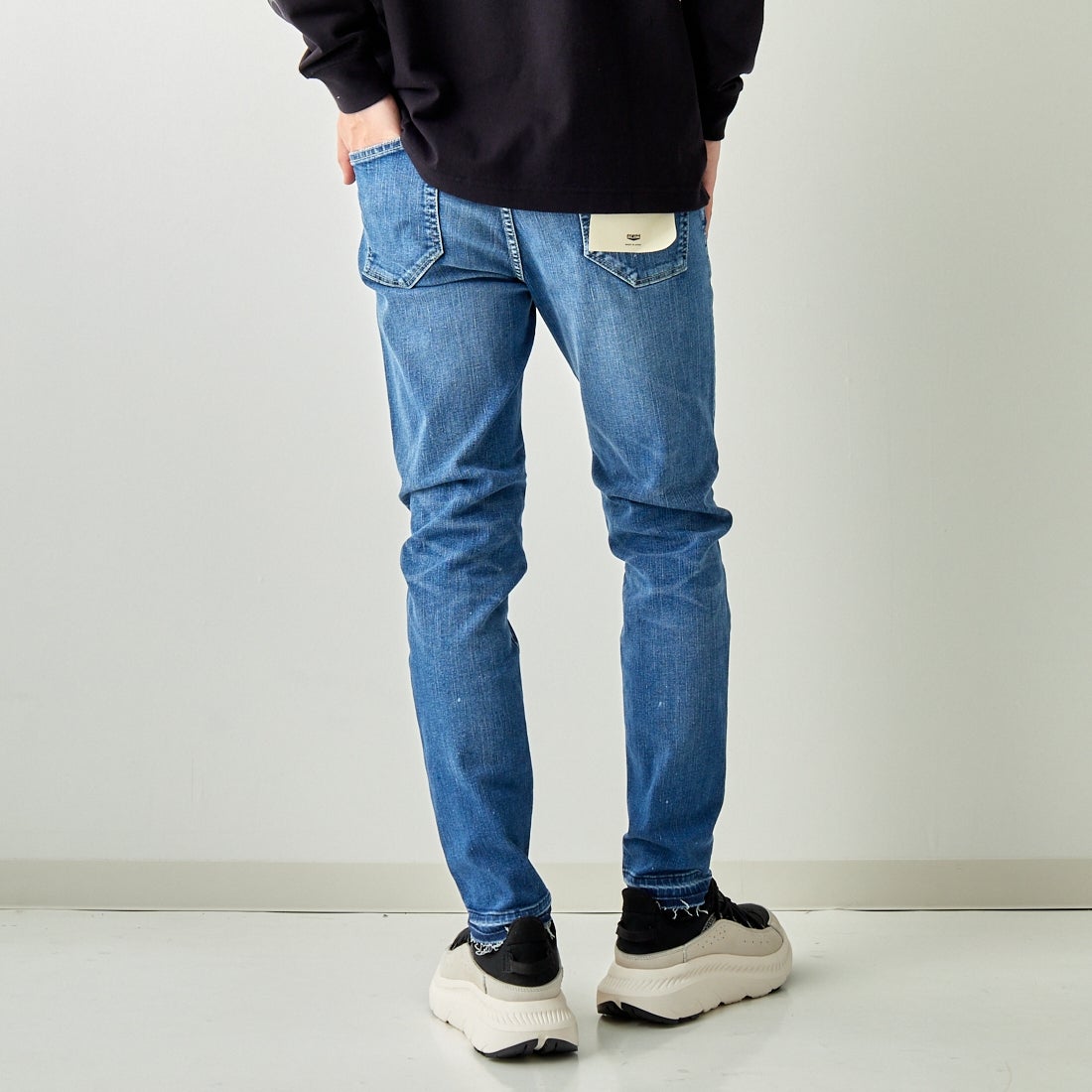 BIG JOHN [ビッグジョン] テーパードジョガー [MMM336H] 413F &&モデル身長：173cm 着用サイズ：28&&