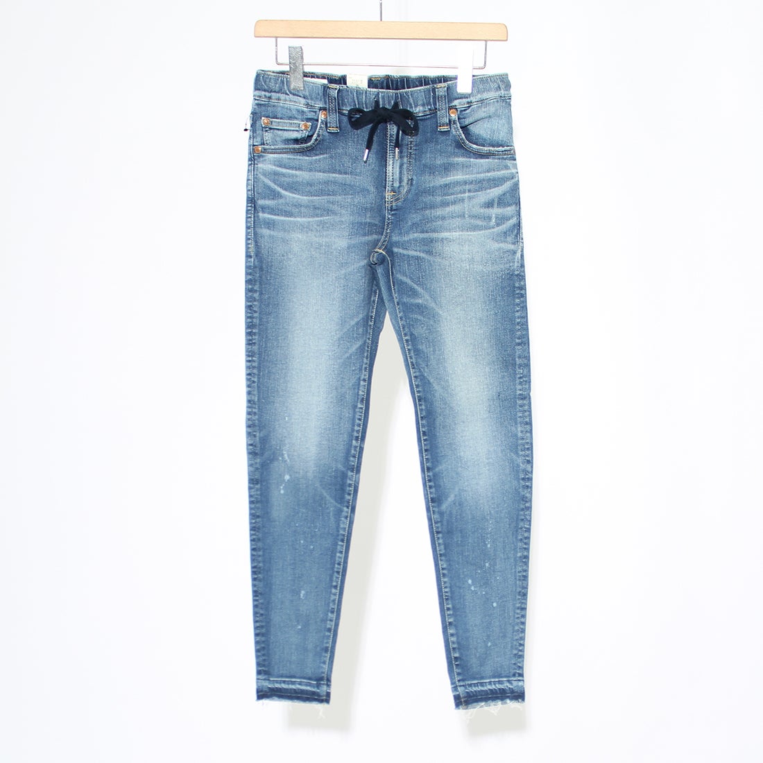 BIG JOHN [ビッグジョン] テーパードジョガー [MMM336H] 413F &&モデル身長：173cm 着用サイズ：28&&