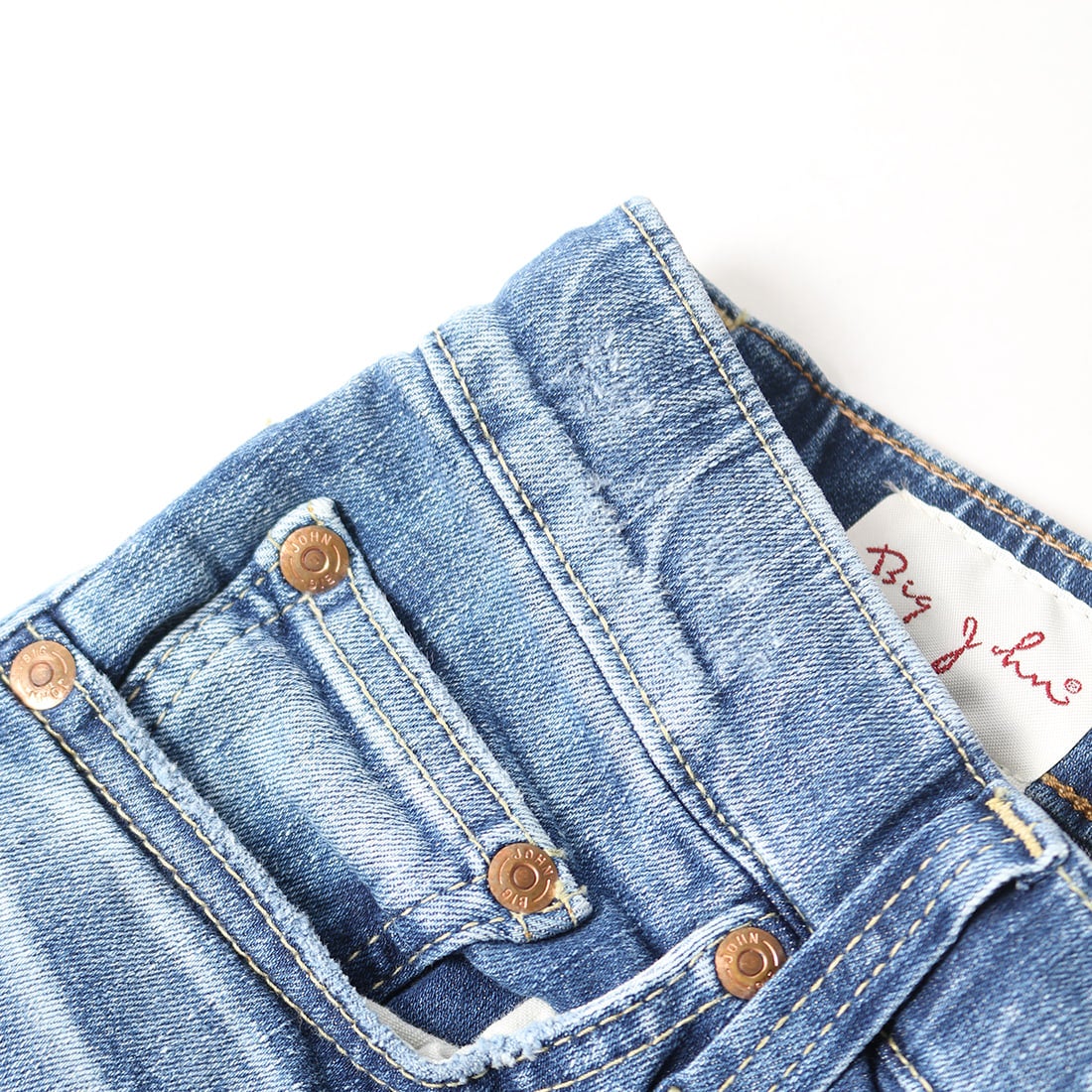 BIG JOHN [ビッグジョン] テーパードジョガー [MMM336H] 413F &&モデル身長：173cm 着用サイズ：28&&