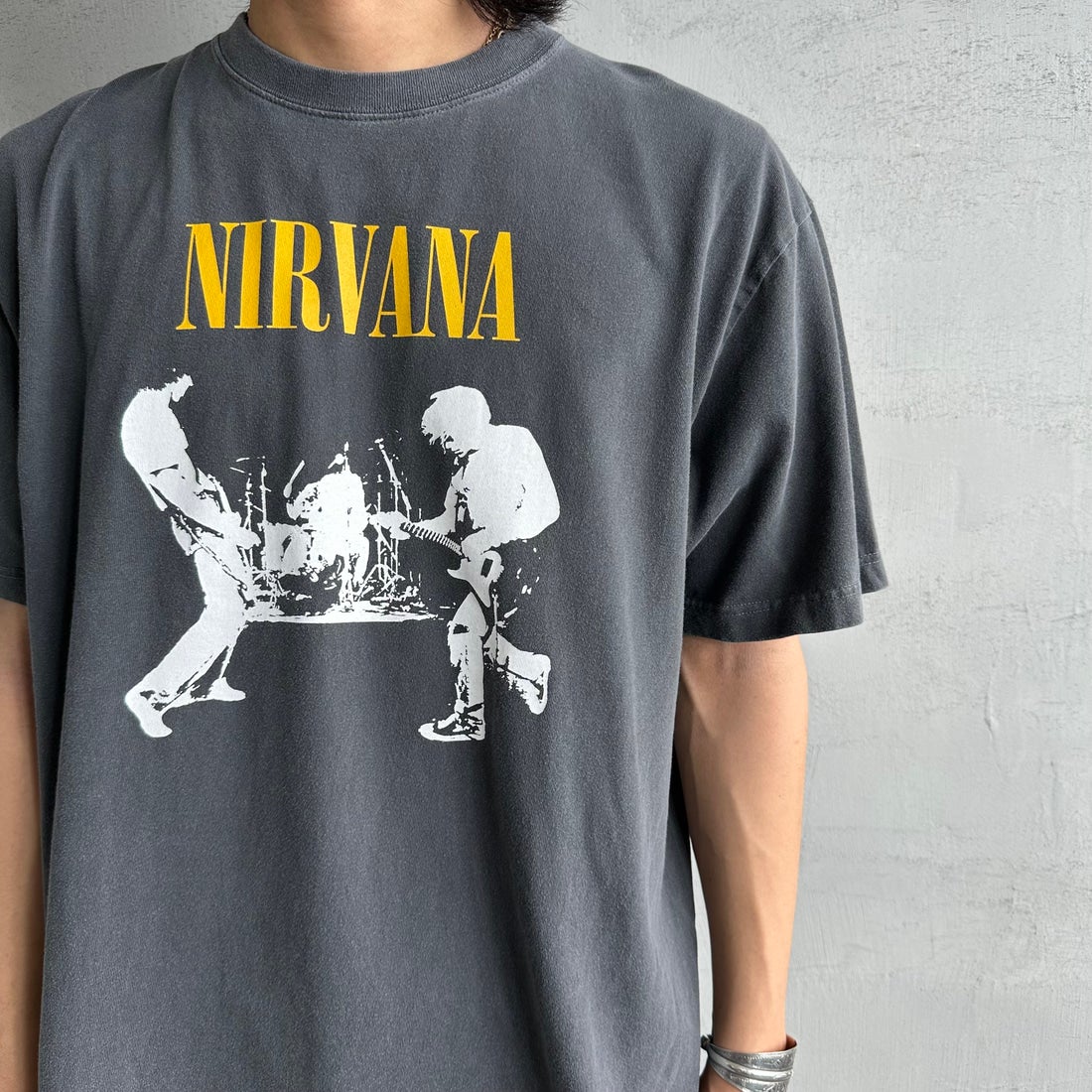 GOOD ROCK SPEED [グッドロックスピード] 別注 NIRVANA ロックプリントTシャツ [INTN-032-JF] CHARCOAL