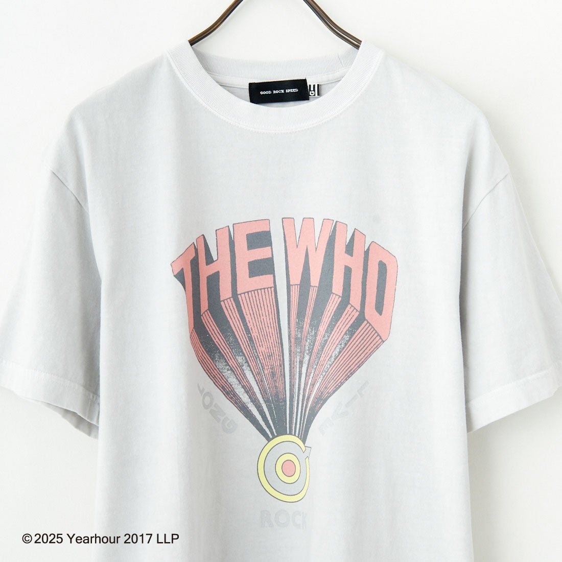 GOOD ROCK SPEED [グッドロックスピード] 別注 THE WHO ロックプリントTシャツ [INTN-033-JF] LT.GRAY