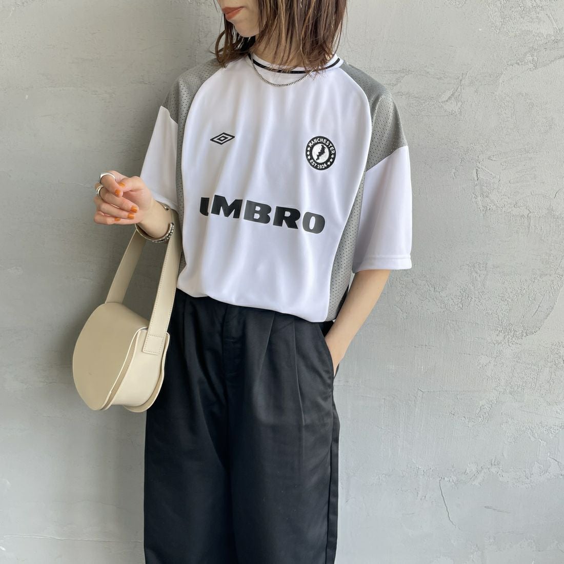 WHITE&&モデル身長：158cm 着用サイズ：S&&