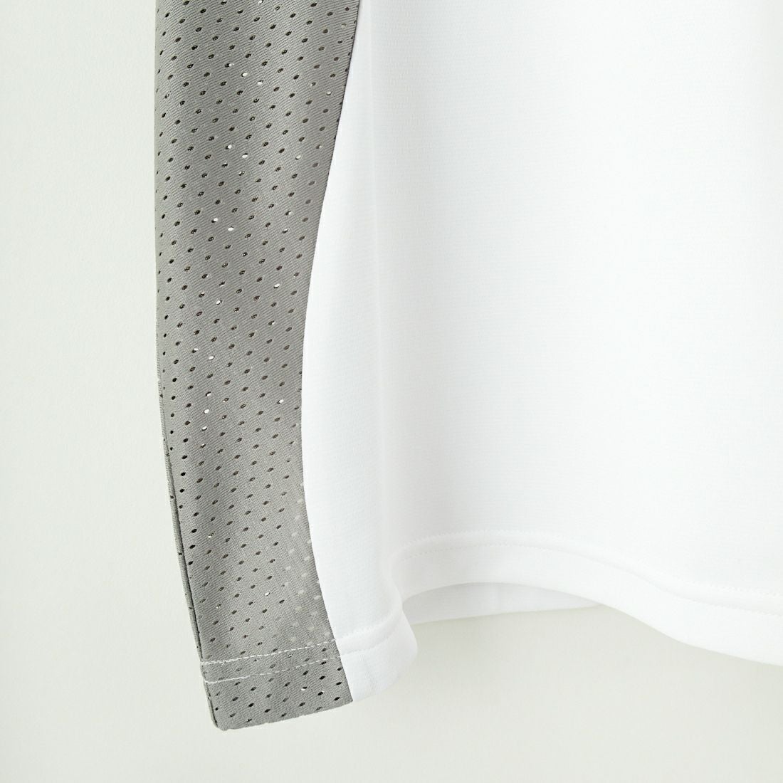 UMBRO [アンブロ] 別注 メッシュ切替 ゲームTシャツ [KBT101-NK-02-JF] WHITE