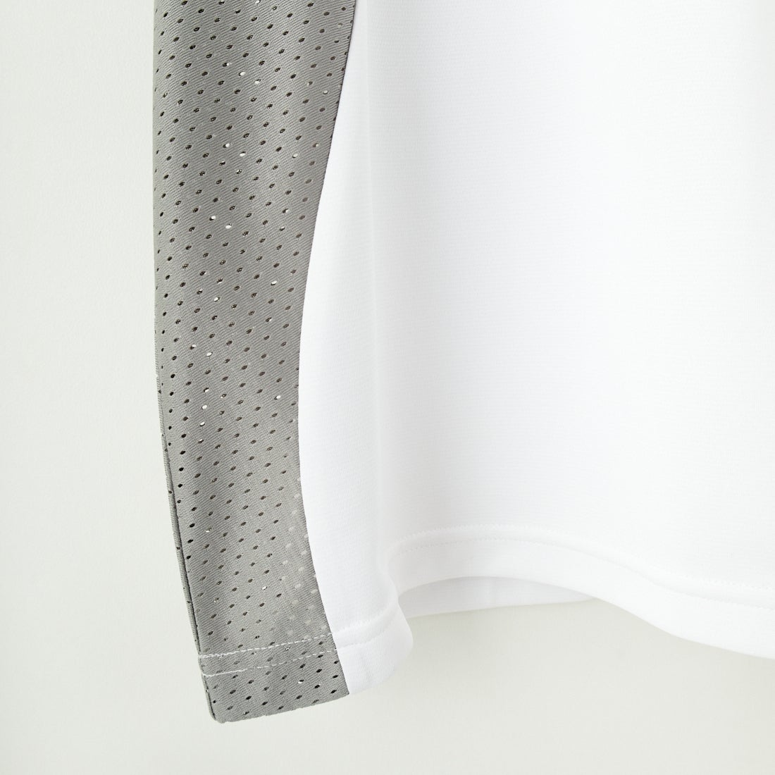 UMBRO [アンブロ] 別注 メッシュ切替 ゲームTシャツ [KBT101-NK-02-JF] WHITE