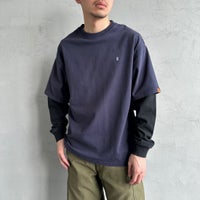 NAVY/BLACK&&モデル身長：168cm 着用サイズ：M&&