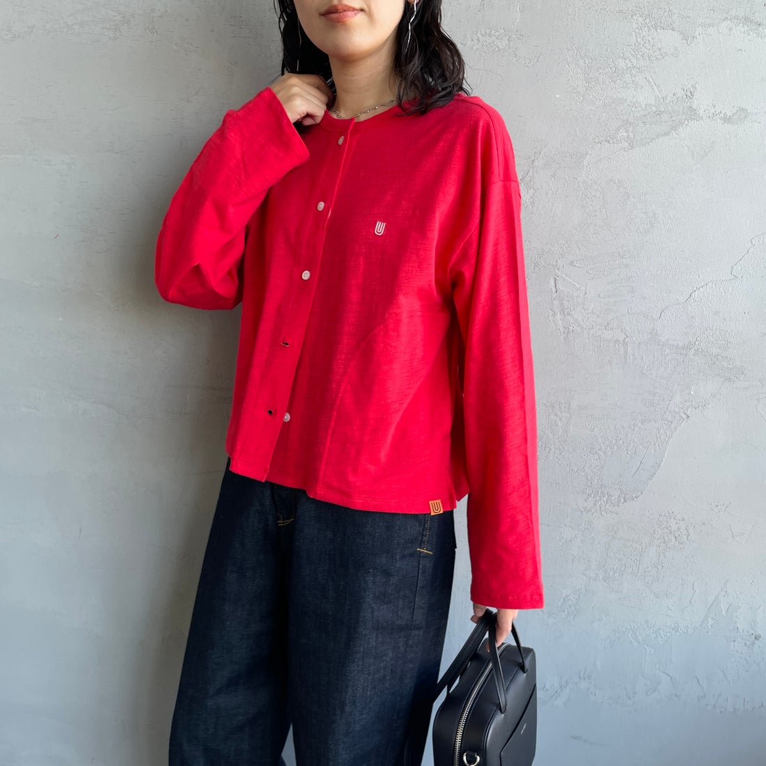 RED&&モデル身長：160cm 着用サイズ：F&&