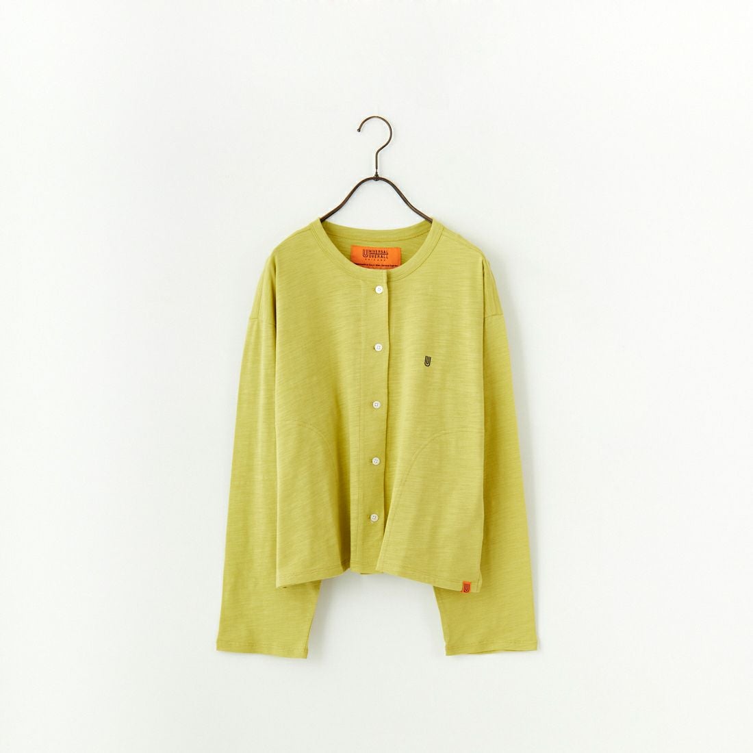 UNIVERSAL OVERALL [ユニバーサルオーバーオール] 別注 スラブカットカーディガン [U2512251IN-JF] PISTACHIO