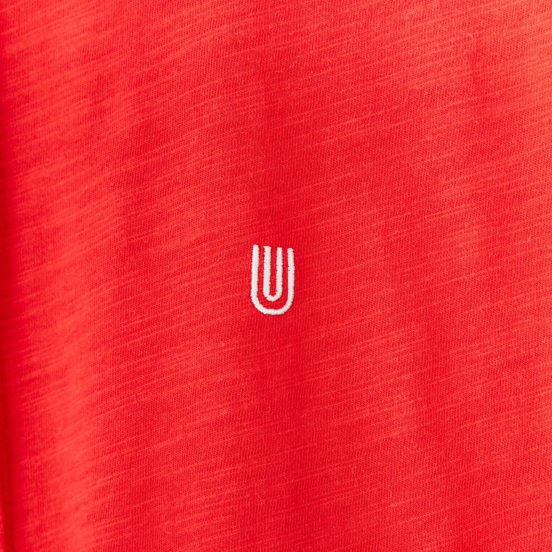 UNIVERSAL OVERALL [ユニバーサルオーバーオール] 別注 スラブカットカーディガン [U2512251IN-JF] RED