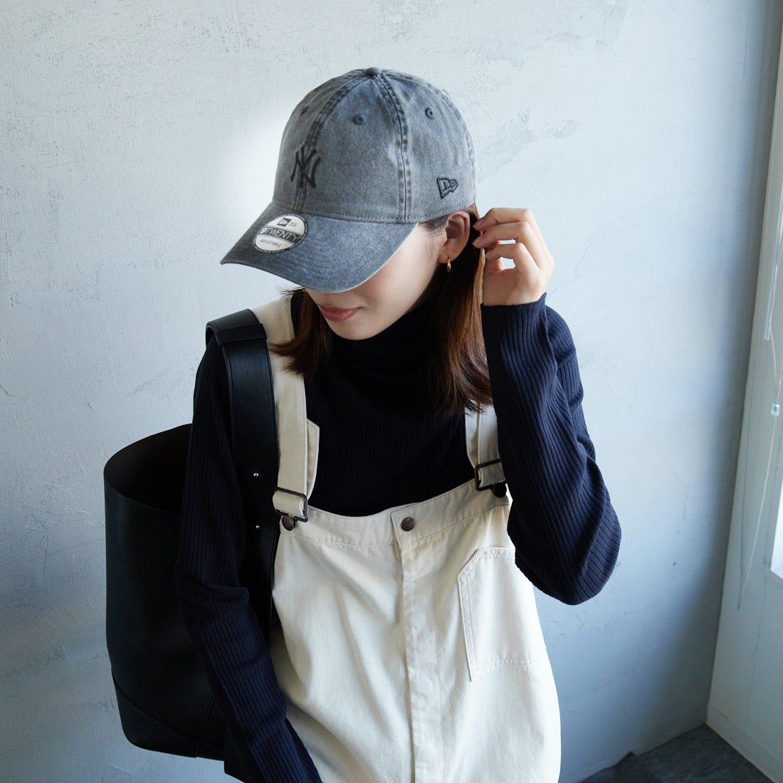 NEW ERA [ニューエラ] 別注 9TWENTY アシッドウォッシュ加工キャップ [14667308-JF] BLACK