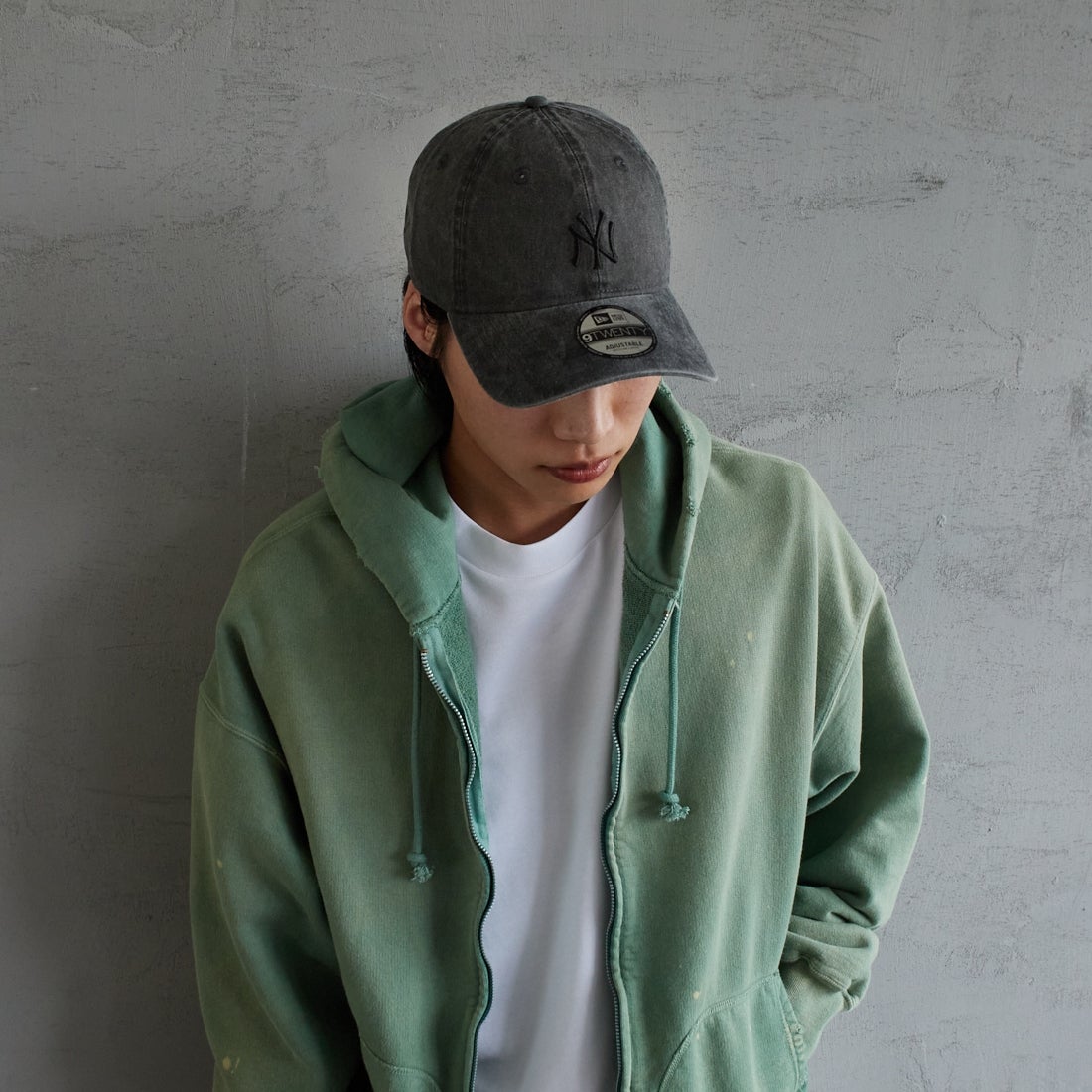 NEW ERA [ニューエラ] 別注 9TWENTY アシッドウォッシュ加工キャップ [14667308-JF] BLACK