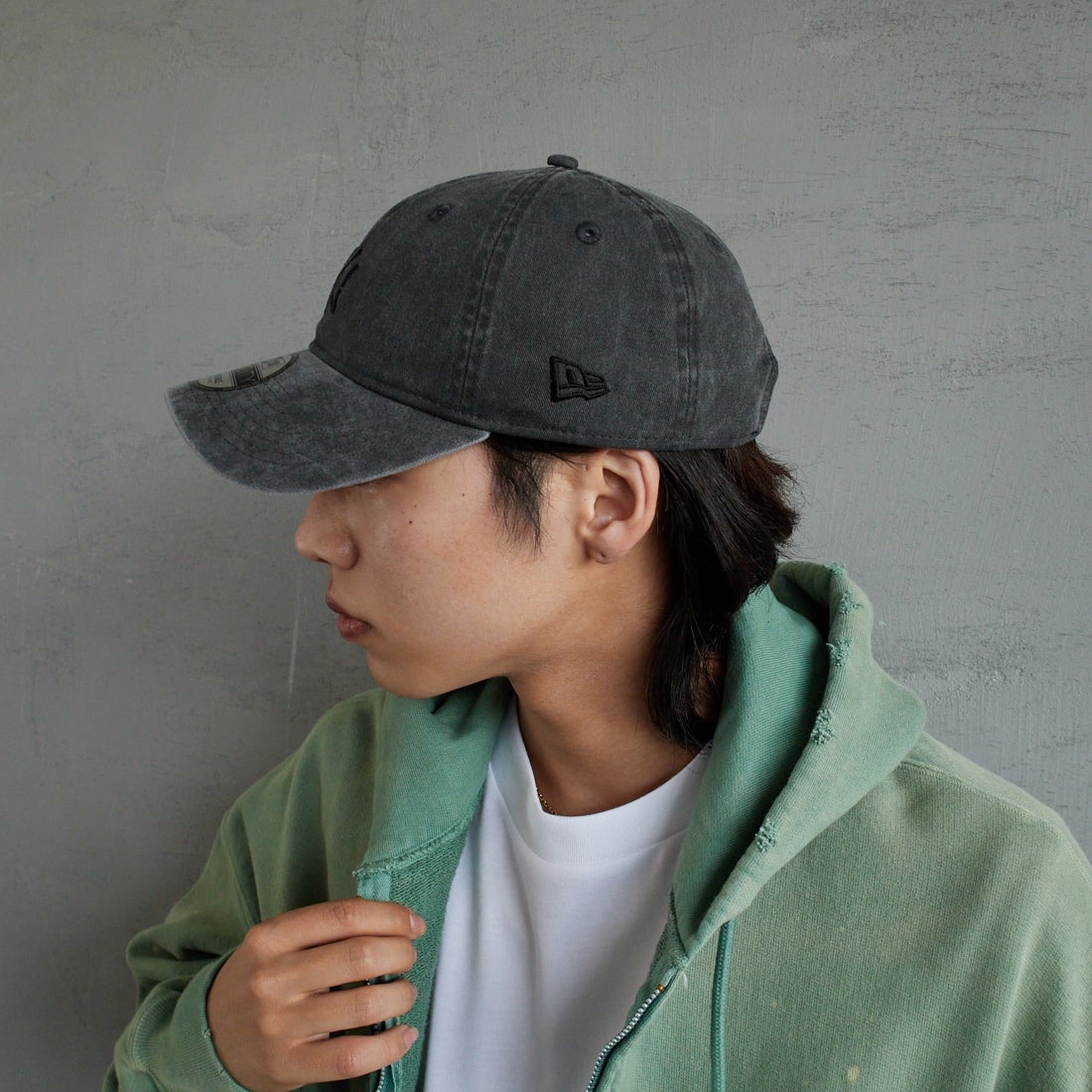 NEW ERA [ニューエラ] 別注 9TWENTY アシッドウォッシュ加工キャップ [14667308-JF] BLACK