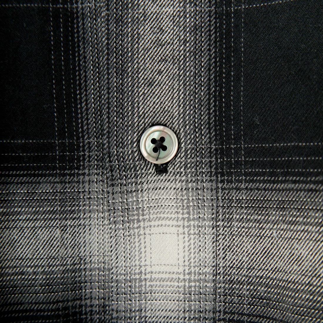 SLICK [スリック] オンブレチェック フランネルスリットシャツ [5155910] 700 BLACK