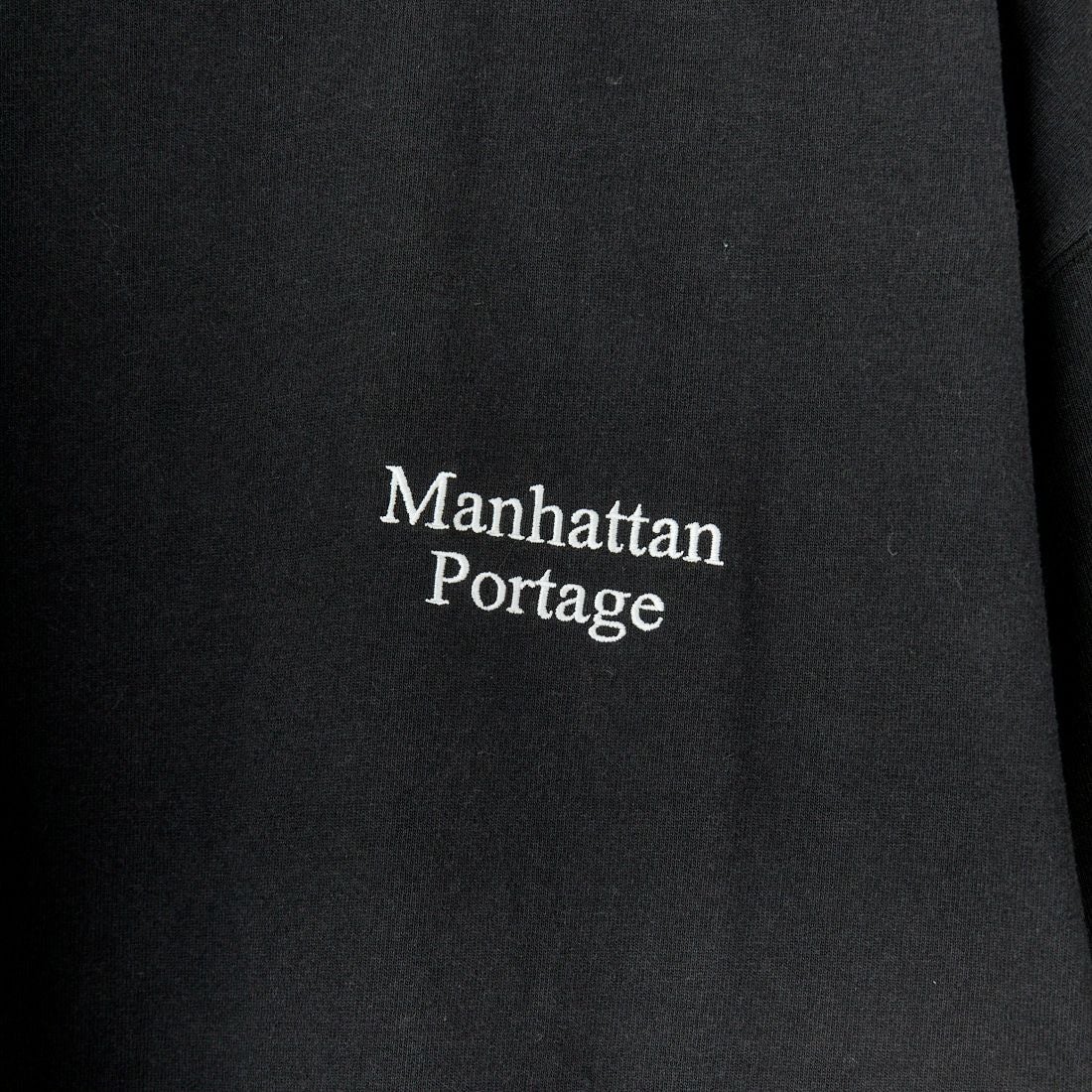 MANHATTAN PORTAGE [マンハッタンポーテージ] 別注 バックフォトプリントTシャツ [25SSMP-IN67-JF] BLACK